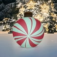 thumbnail image 2 of Mecorevxz Christmas Decorations 60cm Oversized Christmas PVC Candy Inflatable Balls for Christmas Decor,Christmas Gifts, 2 of 5