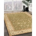 thumbnail image 3 of Ahgly Company Machine Washable Indoor Rectangle Traditional Metallic Gold Area Rugs, 10' x 13', 3 of 7