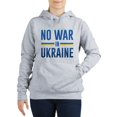 thumbnail image 1 of CafePress - No War In Ukraine - Women's Hooded Sweatshirt, 1 of 1