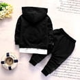 thumbnail image 4 of Conjuntos de ropa de bebé con cremallera Otoño Invierno Chaqueta con capucha Niños Traje de niño oso de fresa Electrónica, 4 of 6