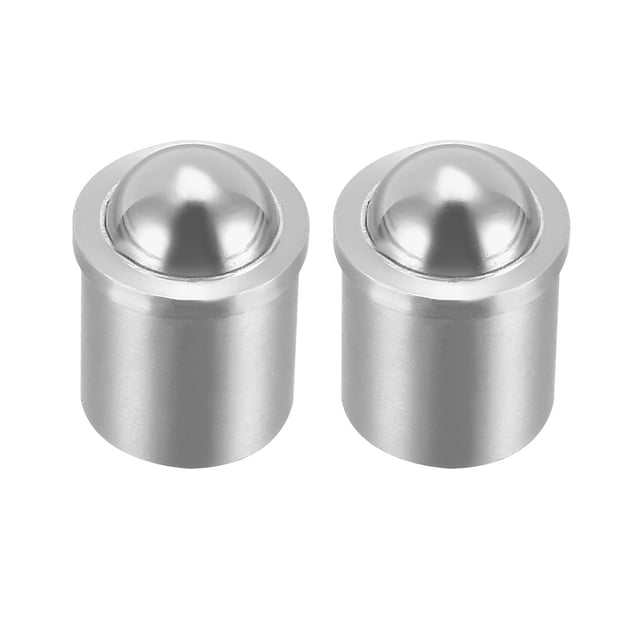 Uxcell Captador de Bola para Puerta de Armario de 8mm Diámetro Acero Inoxidable 2 Paquete