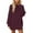 Red, variant on Arlun Womens Sweaters Dress Oversized Cable Knit Long Sleeve Short Dresses 2026 Solid Color Relaxed Fit Fall Streetwear Outfits Vacation Winter Clothes Red XL