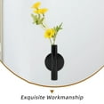 thumbnail image 3 of Worgeous Adhesive No Drill Metal Wall Vase Nordic Style Wall Mounted Flower Pot Wall Decor For Living Room Bedroom Office Indoor Wall Hanging Flower Holder, 3 of 8