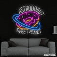 thumbnail image 3 of Craftnamesign Donut Planet Neon Signs, Donut LED Signage, Bakery Decor, 3 of 4