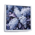 thumbnail image 2 of Designart "Lilac Garden In Blue" Lilacs Floater Framed Canvas Art Print, 2 of 5