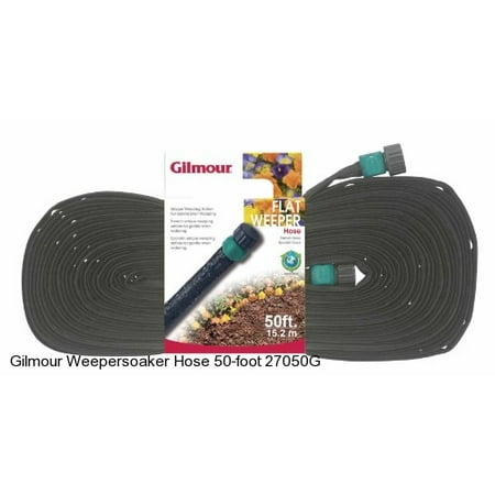 50' Gilmour Flat Weeper/Soaker Garden Hose - Sprinkler Watering - Water