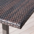 thumbnail image 4 of Noble House Dominic Table de Bar Carrée en Osier Multibrun 26 Pouces pour Extérieur, 4 of 6