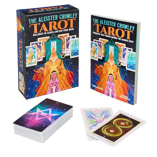 Pre-Owned The Aleister Crowley Tarot Book & Card Deck: Includes a 78-Card Deck and a 128-Page Illustrated Book (Sirius Oracle Kits), 9781398825833, 1398825832, Paperback,