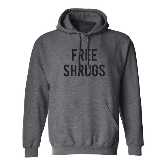 Free Shrugs Adult Hooded Sweatshirt