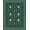 Dark Green, Pattern 1, variant on ODIKA 4' x 6' Machine Washable Non-Slip Area Rug, Middle Eastern Medallion High Traffic Rug, Green, 387241