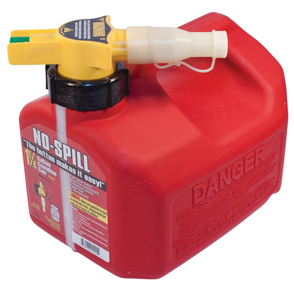 No-Spill 1405 2-1//2-Gallon Poly Gas Can