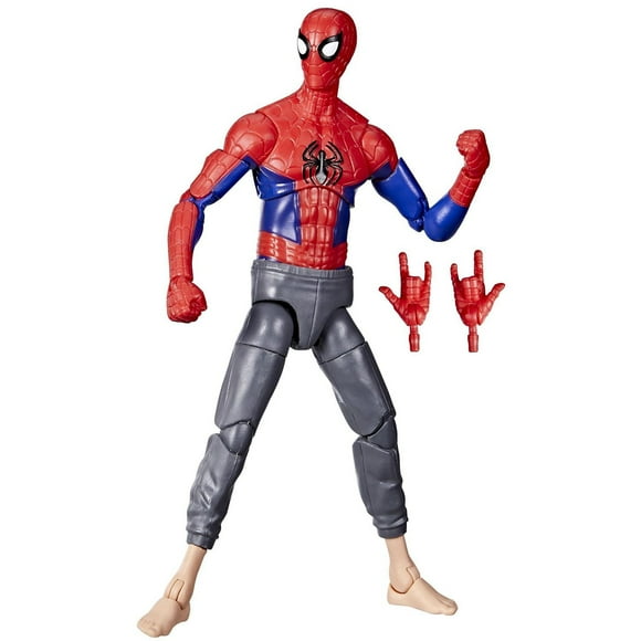 Marvel Legends Series, Spider-Man: Across the Spider-Verse (Partie 1), figurine Peter B Parker de 15 cm, 2 accessoires