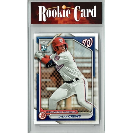 Certified Mint+ Dylan Crews 2024 Bowman #BP-25 1st Rookie Card Washington Nationals