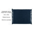 Mainstays Woven Cotton Placemat, 1 Piece, 14 in x 19 in, Navy Blue