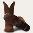thumbnail image 6 of Men's Stetson Bowie Leather Boots Handcrafted Square Toe Brown, 6 of 8