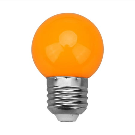 

Everpert Colorful Globe Light Bulb E27 3W SMD2835 LED Lamp Bar Home Decor (Orange)