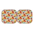 thumbnail image 7 of Goofa Fall Maple Leaves Pattern 2 Piece Car Windshield Sun Shade Foldable | Front Windshield Shade for Sun, Heat and UV Rays | Sunshade for Car Front Window-Large, 7 of 7
