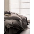 thumbnail image 4 of Nvzi Juego de sábanas, juego de sábanas y fundas de almohada, juego de cama individual, ropa de cama de hotel, decoración del hogar (gris), 4 of 5
