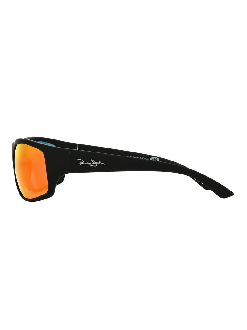 Panama Jack® x Foster Grant® Black Rectangle Men's Sunglasses with