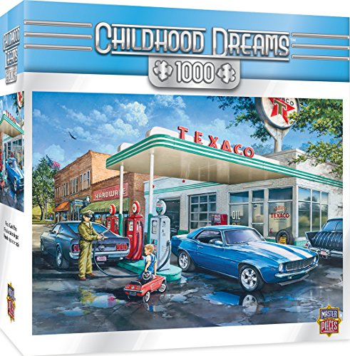 MasterPieces Kindheit Dreams Pop's Quick Stop Puzzle – 1000 Teile, 48,9 X 67,9 Cm, Kunstwerk Von Dan Hatala