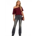 thumbnail image 4 of MOYIKO Womens Off The Shoulder Tops Oversized T-Shirts Short Sleeve Tees Summer Casual Fashion Clothes, 4 of 6