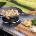 thumbnail image 4 of Cuisinart 3-Piece Stainless Steel Wok Tool Set with Bamboo Handles, Silver, 4 of 9