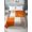 Orange Gray, variant on King Flat&nbsp;Sheet&nbsp;Only Abstract White Marble Texture Soft&nbsp;Microfiber&nbsp;Cooling&nbsp;Bedding&nbsp;Sheets Retro Golden Veins Seamless Flat&nbsp;Bed&nbsp;Sheet