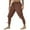Coffee, variant on Men's Casual Comfort Wear Leggings with Waist for Everyday Wear Gothic Style Slacks Versatile Men’s Bottoms Breathable and Black XXL
