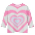 thumbnail image 4 of DxhmoneyHX Valentines Day Shirt Crew Neck Love Heart Graphic Outfit Kids Pullover Tops for 3-12 Years, 4 of 4
