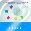 thumbnail image 2 of Toilet Gel, 60 Count 5 Kinds Of Scent Toilet Cleaner Bowl Gel Stamp Kit Air Freshener, 2 of 4