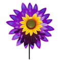 thumbnail image 2 of 1/2/3/4 Pcs Sunflower Yard Windmills 30 In Colorful Flowers Outdoor Wind Spinners for Patio Garden,Home Holiday Party Windmills Decor for Mother's Day alentine's Day Birthday Anniversary, 2 of 8