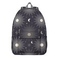 thumbnail image 1 of Astrology Cosmic Spiritual Design Travel Backpack – Lightweight Canvas Bookbag with Large Capacity and Anti-theft Multifunctional Features for Outdoor Activities, Gym, and Travel, 1 of 5