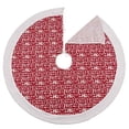 thumbnail image 2 of SARO 2525.R72R Jupe de Sapin de Noël Ronde Rouge Ho Ho Ho 72 Po, 2 of 3