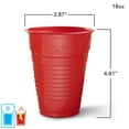 thumbnail image 2 of Hefty ECOSAVE Compostable Party Cups, Red, 18 oz., 16 Count, 2 of 6