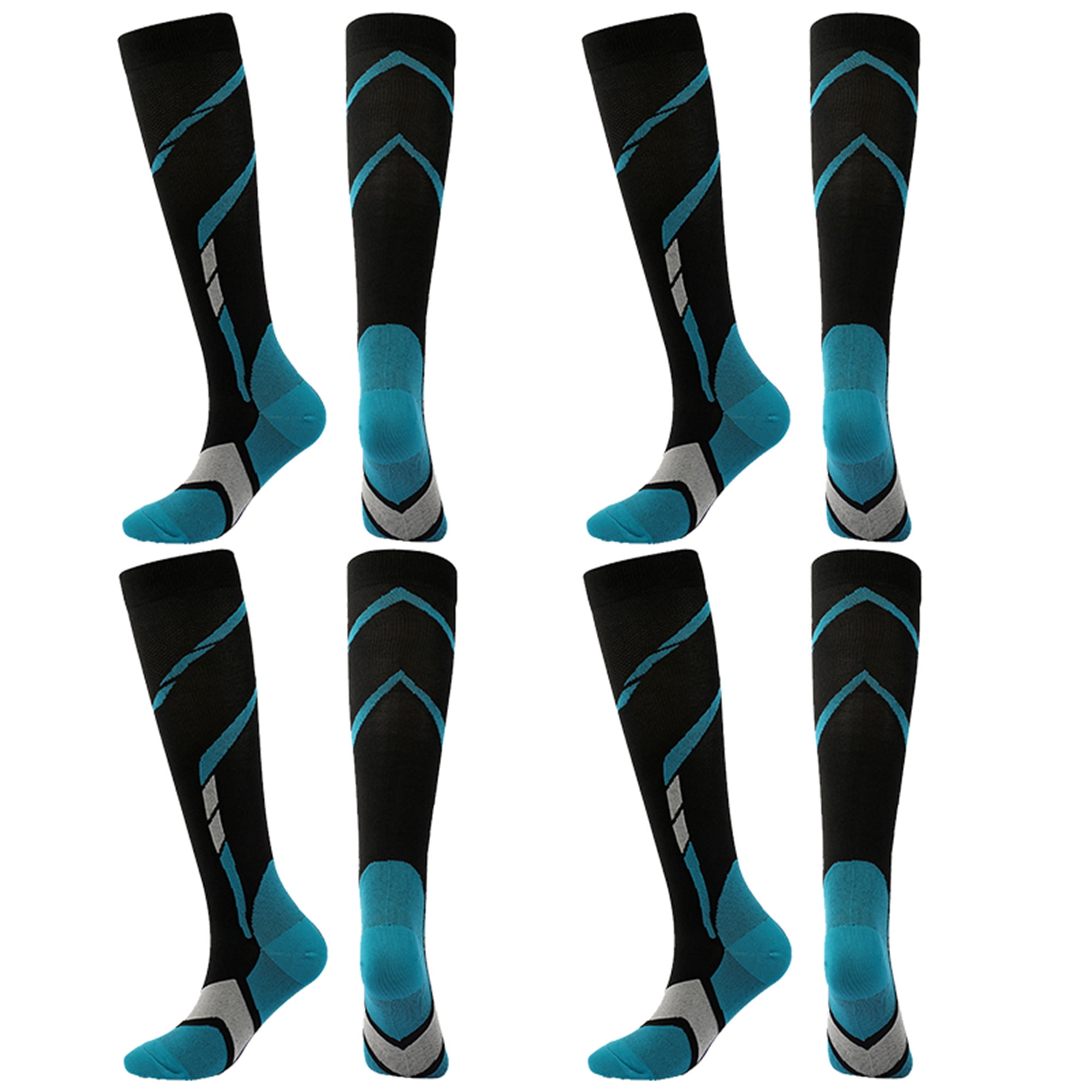 Elbourn 4 Pair Outdoor Men Women Running Hiking Sports Socks