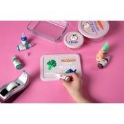 Scribbles Shiny White 3D Fabric Paint, 18 Pack