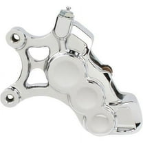 Arlen Ness 02-210 6-Piston Differential Bore Front Brake Caliper for 14in. Rotors - Left Side - Chrome