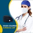 thumbnail image 2 of Sombreros De Operación Doctor Servicio De Larga Duración Color Puro Opaco Pulido Profesional Colores Surtidos Uniforme De Trabajo Gorras De Trabajo 3 Uds seitruly AP008659-03, 2 of 6