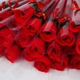 thumbnail image 4 of 38 piezas de flores de jabón de rosas, flores de jabón creativas, regalo práctico para el día de San Valentín, plantas de flores de jabón de rosas, 4 of 4