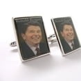 thumbnail image 3 of President Ronald Reagan Cufflinks Republican Party 40th Comes with Gift Box Governor of California Actor, 3 of 5