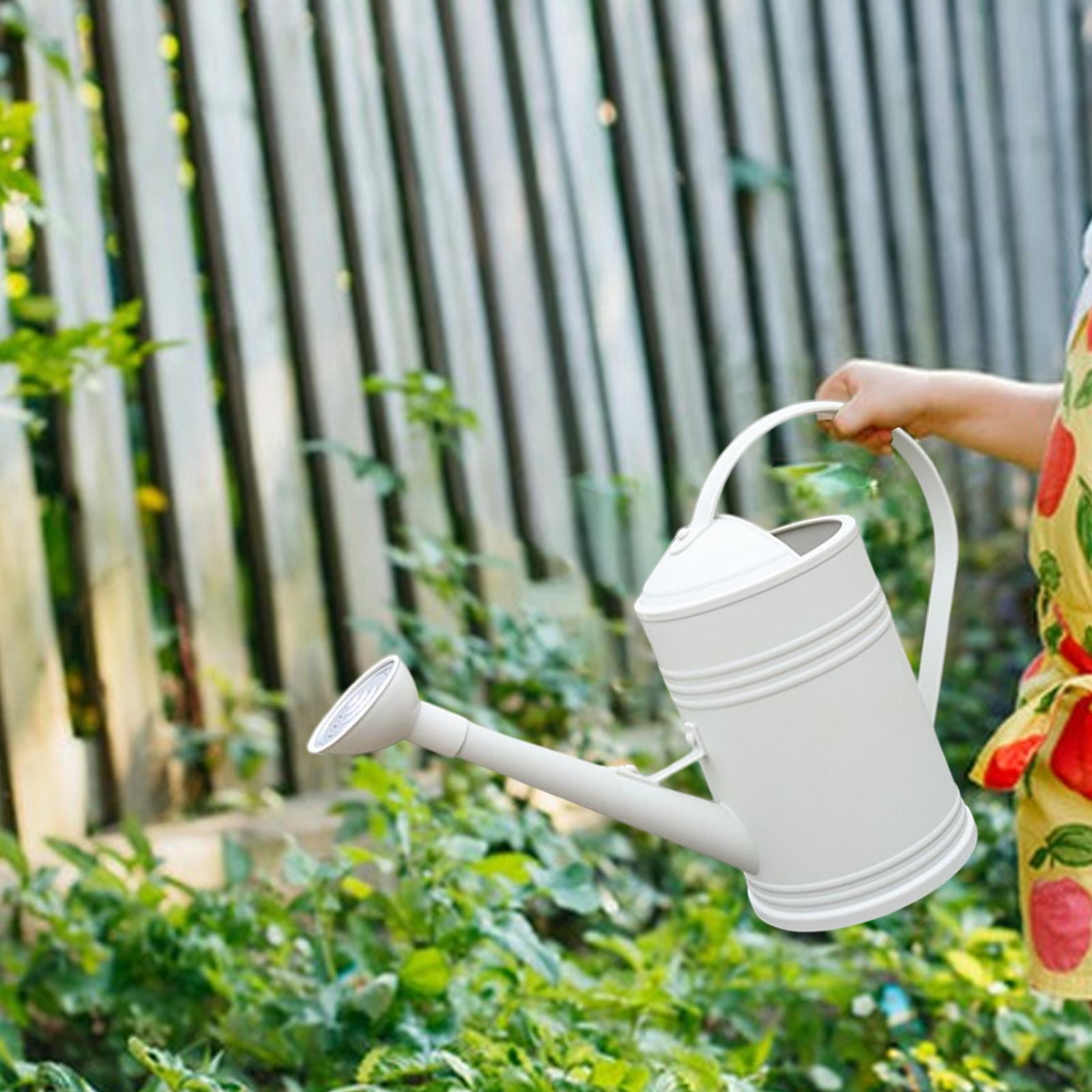 Watering Can for Indoor Plants with Detachable Sprinkle Head for House Plants White