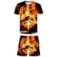 thumbnail image 2 of Conjunto de ropa de Jurassic World Dominion para niños, camisetas para bebés y niñas, pantalones cortos, 2 uds./traje de dibujos animados, trajes casuales de manga corta de 1 a 14 años, 14T Gao Jinjia LED, 2 of 2