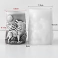 thumbnail image 2 of zhangmingg Wolf Silicone Candle for Handmade Animal Shaped Rectangular Wax and DIY Crafting Projects, 2 of 2
