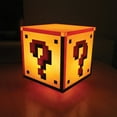 thumbnail image 3 of Paladone Super Mario Brothers Question Block Lamp with Official Game Sounds Nintendo Light and Décor, 3 of 5