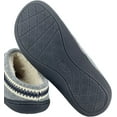 thumbnail image 5 of Clarks Womens Wool Felt Clog Slippers Warm Cozy Indoor Outdoor Faux Plush Soft Fur Lined Slipper for Women 11 M US, LT Grey, 5 of 5