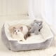 thumbnail image 4 of Cama para Perros Cojín Relajante para Perros De Cintura Media Cama para Gatos Lavable Cojín para Gatos Indestructible Cama para Gatos De Felpa Gris 56 * 46 * 17 Cm, 4 of 4
