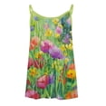 thumbnail image 4 of SMihono Hauts pour Femmes Débardeur Mode Été Col Rond Sans Manches Imprimé Décontracté Blouse Débardeur pour Femmes Hauts d'Été pour Femmes, 4 of 5