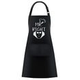 thumbnail image 2 of Clearance Apron Sleeve under $10,Couple Apron Set Stylish Couple Apron Set Perfect For Anniversary Wedding Birthday Or For Housework For Happy For Couple, 2 of 6