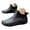 Black, variant on Womens Boho Espadrille Sandals Wedge Platform Heel Closed Toe Ankle Tie Bow Lace up Casual Summer Shoes
