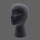 thumbnail image 3 of Estilo femenino Flocado Cabeza Molde Soporte para auriculares Soporte de exhibición Estante Modelo de mujer Likrtyny Para estrenar, 3 of 6